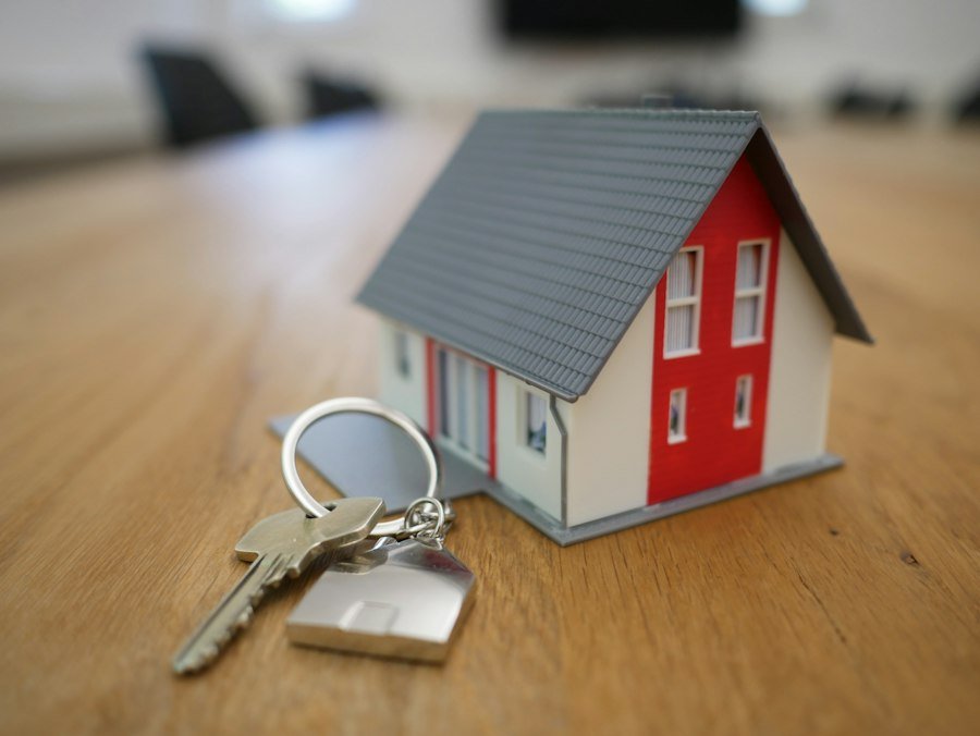 House keys on a keyring — cutting and duplication